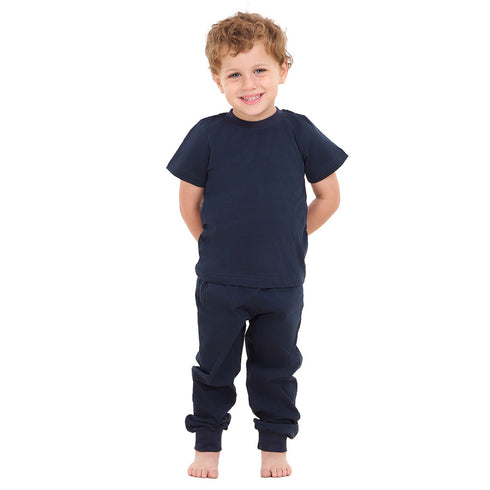 Boys summer pajama set Dark Blue t-shirt + Pants